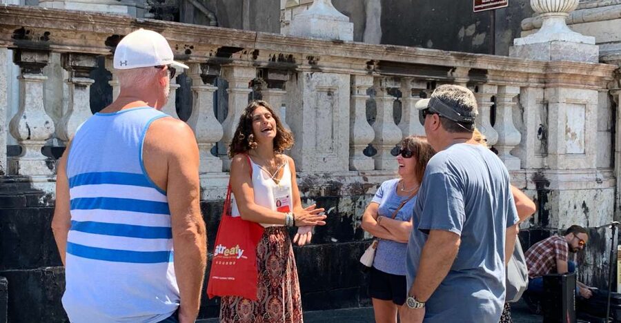 The Original Fish Market and Street Food Tour of Catania - The lava tunnel beneath the city