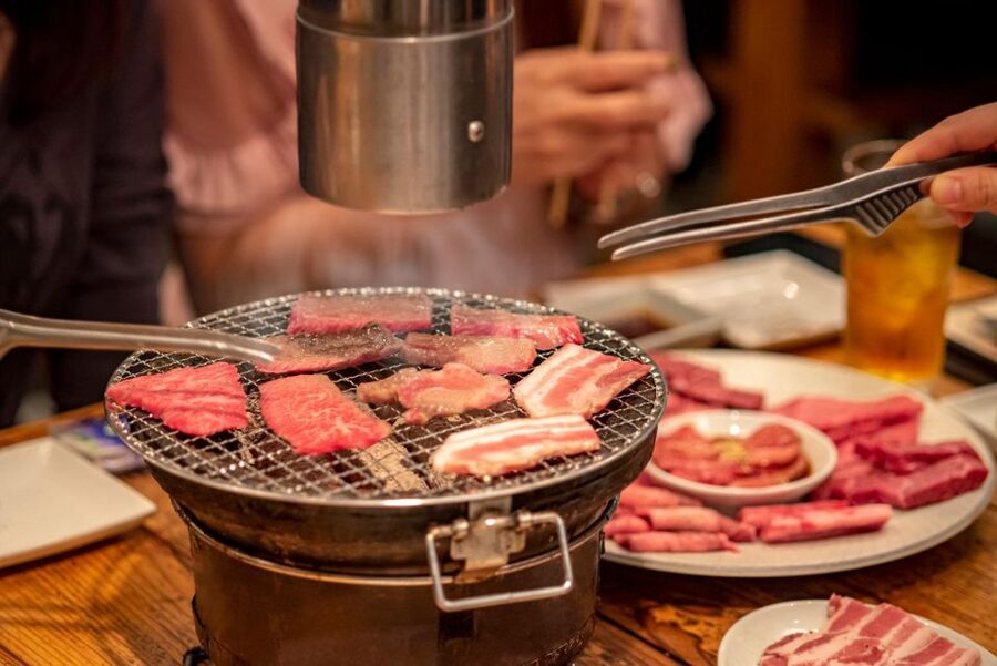 Tokyo: Night Foodie Tour in Shinjuku - The Wagyu yakiniku meal: your turn at the grill