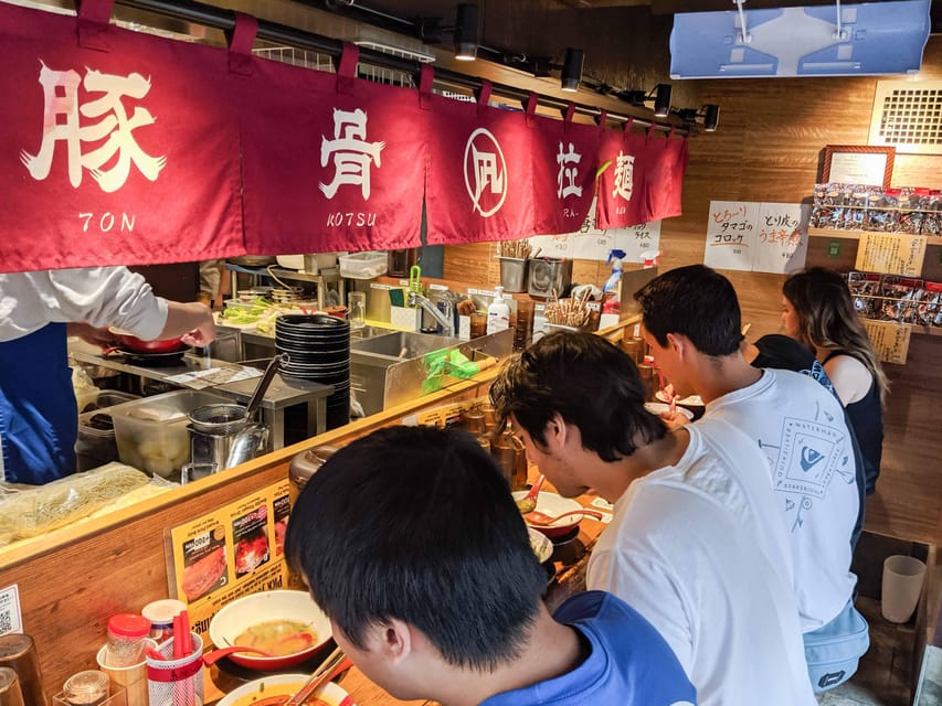 Tokyo: Ramen Tasting Tour with 6 Mini Bowls of Ramen - The walking and train travel are part of the cost