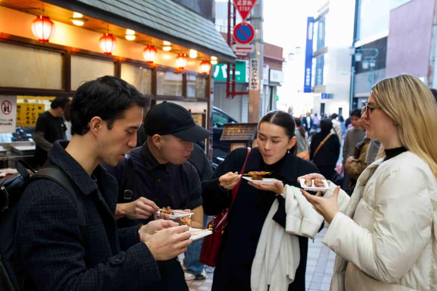 Tokyo: Togoshi Ginza Street Food Tour - Curry bread, pudding, and the final sweet stop