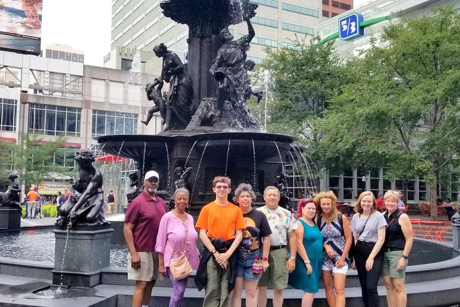 Top 10 Sites + Bites of Cincinnati Tour with Riverside Food Tours - Fountain Square and downtown Cincinnati