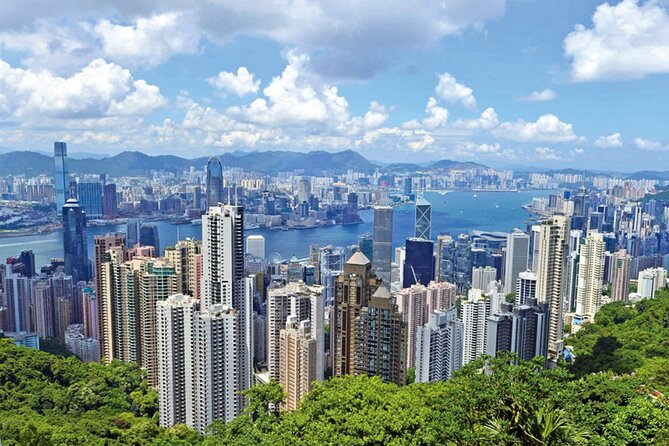 Top-Rated Hong Kong Tour: Peak Tram, Dim Sum & Cultural Sights - Watching Victoria Harbour at sunset