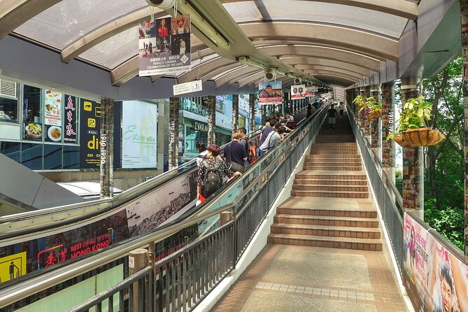 Top-Rated Hong Kong Tour: Peak Tram, Dim Sum & Cultural Sights - Riding the Mid-levels Escalator