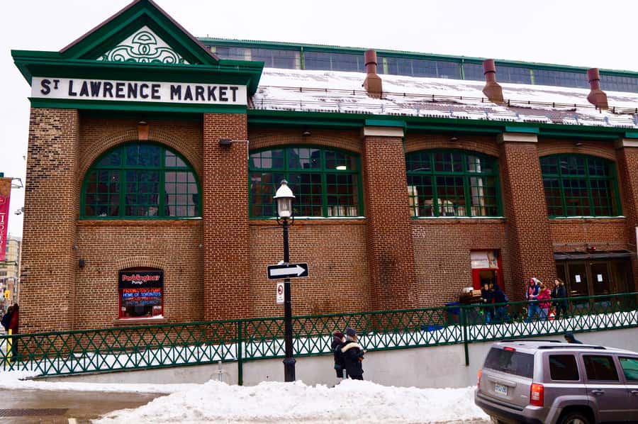 Toronto: St Lawrence Market Food Tour with 6 Tastings - Walking toward the Distillery District