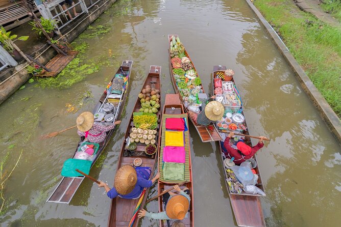 Train & Floating Market Food Adventure + Scenic train ride - Riding onward in an air-conditioned van