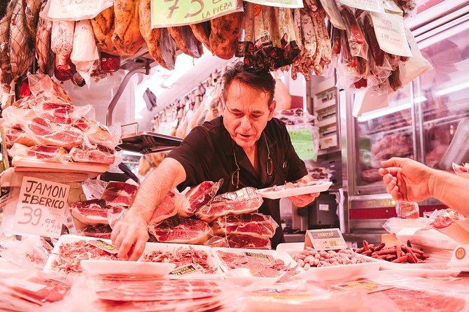 Ultimate Barcelona Food Tour with visit to a Local Market - Starting with cheese and cured meat at Santa Caterina Market
