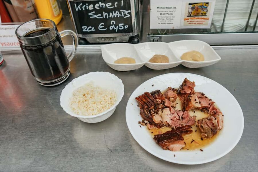 Vienna: Guided Foodie Walking Tour with Tastings and Coffee - Naschmarkt adds color and variety