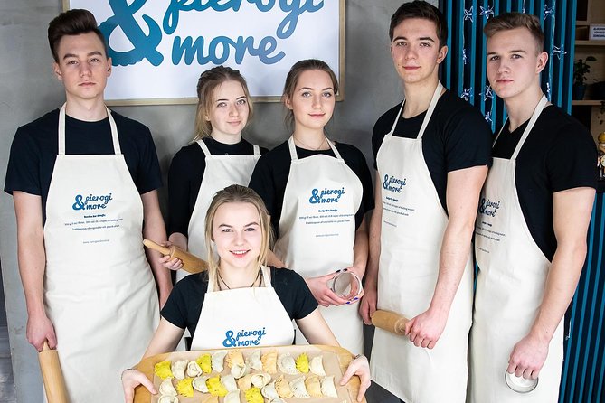 Warsaw's No 1 cooking class-Polish dumplings with liqueur tasting - Making dinner at Pierogi & More